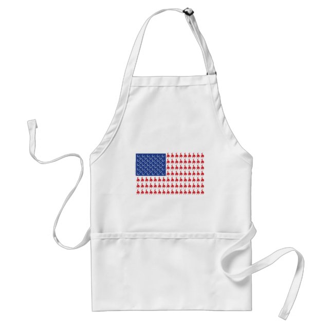 Cowboy-Rider-Flag-Tee Standard Apron (Front)