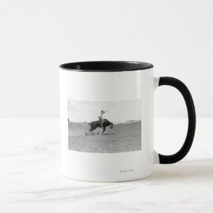 Cowboy Riding a Bucking Bull Mug
