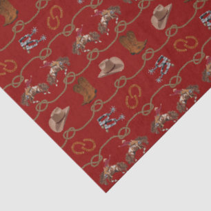 Cowboy Rodeo Essentials Tissue Paper
