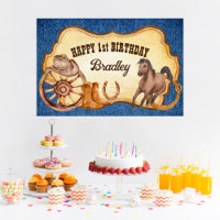 Cowboy rodeo horses equestrian wild west party