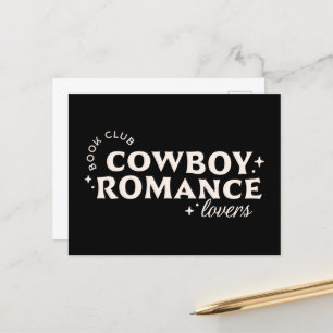 Cowboy romance books aesthetic postcard