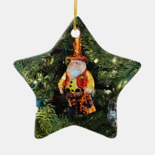 Cowboy Santa Ornament