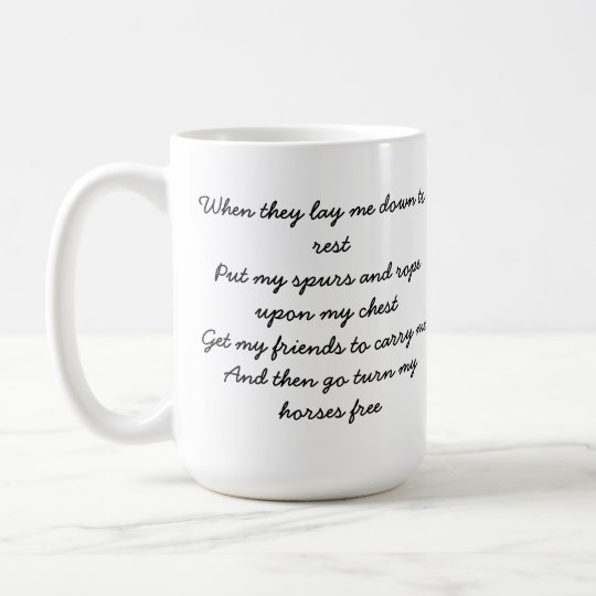 COWBOY SAYINGS COFFEE MUG