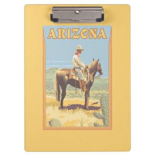 Cowboy (Side View)Arizona Clipboard