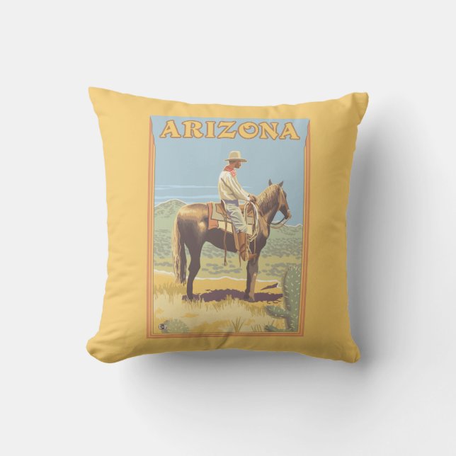 Cowboy (Side View)Arizona Cushion (Front)