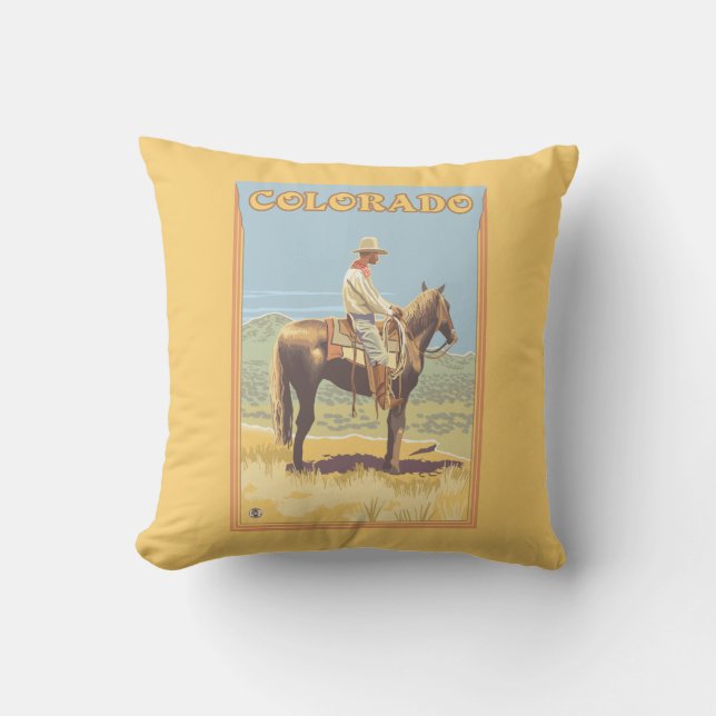 Cowboy (Side View)Colorado Cushion (Front)