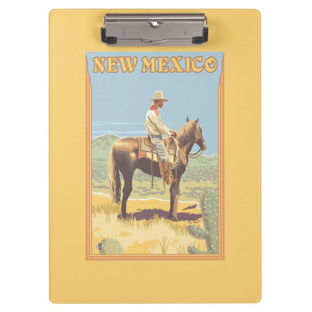 Cowboy (Side View)New Mexico Clipboard (Front)