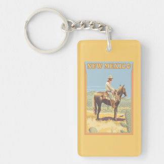Cowboy (Side View)New Mexico Key Ring