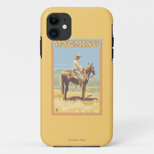 Cowboy (Side View)Wyoming iPhone 11 Case
