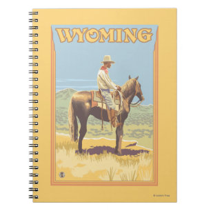 Cowboy (Side View)Wyoming Notebook