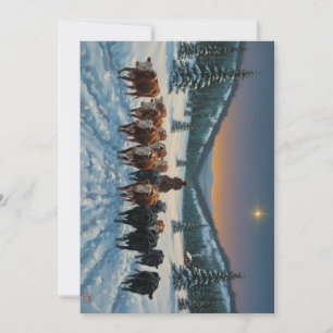 Cowboy Silent Night Card