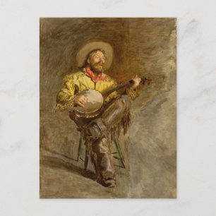 Cowboy Singing   Thomas Eakins Postcard