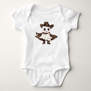 Cowboy Skeleton Cutie Baby Bodysuit