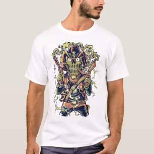 Cowboy skeleton zombie T-Shirt