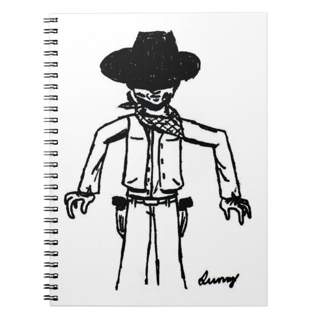 Cowboy Sketch Notebook (Front)