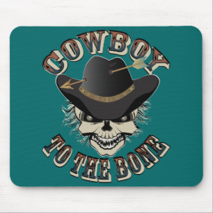 Cowboy Skull Mouse Mat