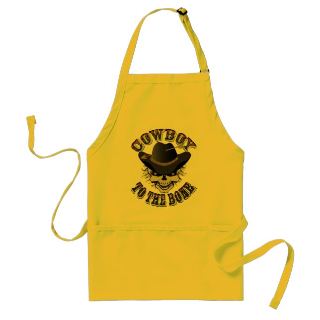 Cowboy Skull Standard Apron (Front)