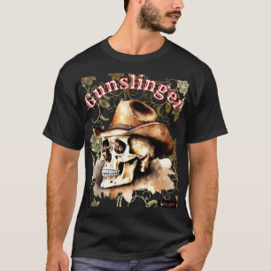 Cowboy Skull   Western   Cowboy   Tshirt