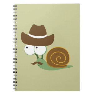 Cowboy Snail Notebook