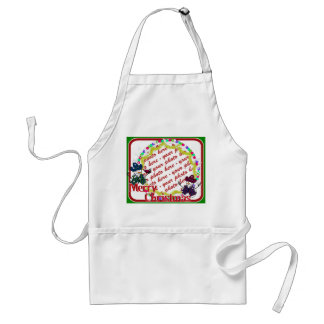 Cowboy Snowmen Christmas Photo Frame Standard Apron