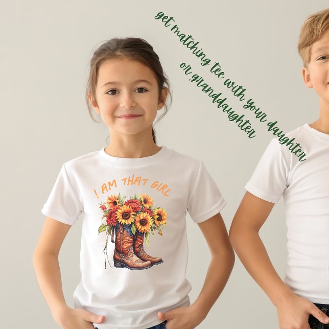cowboy southern baby sunflowers tee (Creator Uploaded)