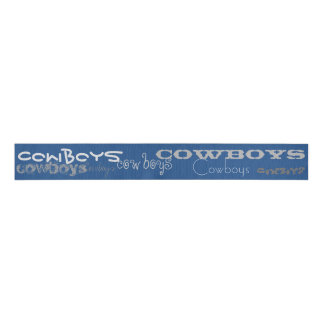 Cowboy Spirit In Your Hair Grosgrain Ribbon