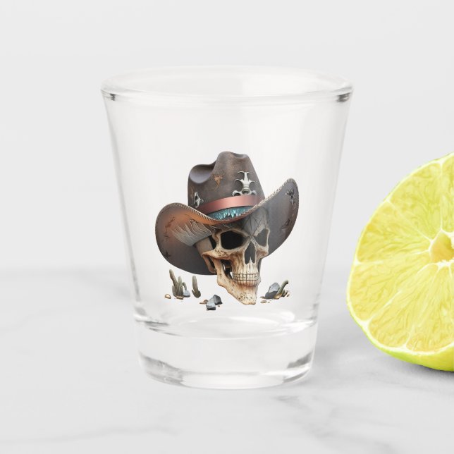 Cowboy Spirit Shot Glass (Front)