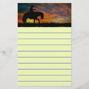 Cowboy Stationery