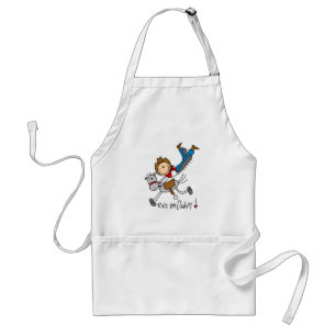 Cowboy Stick Figure Tshirts and Gifts Standard Apron
