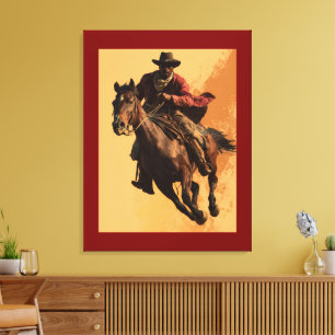 COWBOY SWAG # 3 CANVAS PRINT