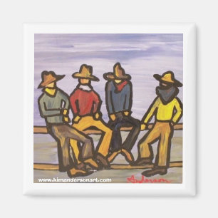 Cowboy Talk Magnet
