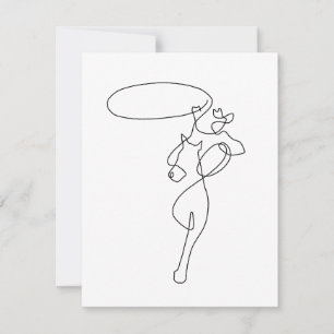 Cowboy Thank You Card