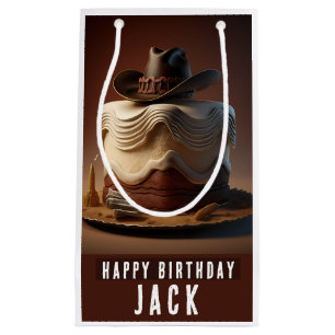 Cowboy themed Birthday Gift Bag