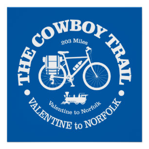 Cowboy Trail (cycling) Poster