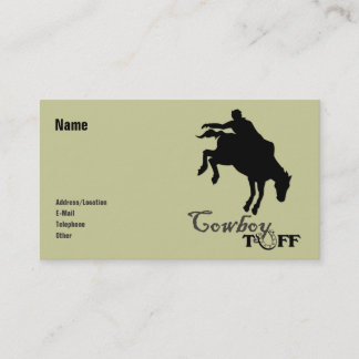 Cowboy Tuff Business Card