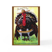 Cowboy Turkey - Card