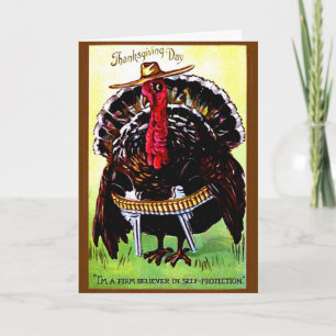 Cowboy Turkey - Card