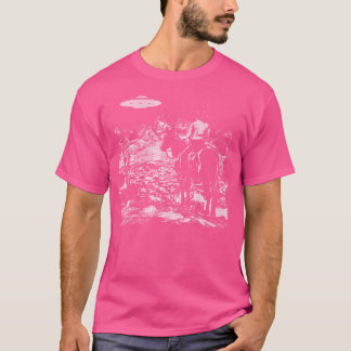 Cowboy Ufo Howdy Partner Cowgirl Western Country T-Shirt