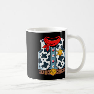 Cowboy Vest Western Sheriff Costume Cool Easy Hall Coffee Mug