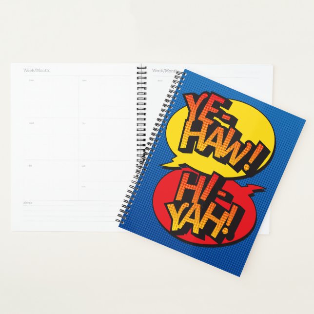 Cowboy vs ninja pop art - primary planner (Display)