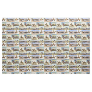 Cowboy Western Art Popular Fabric