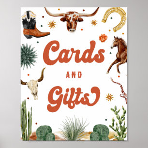 Cowboy Western Cards and Gifts Poster