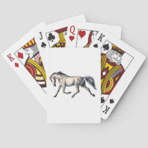 Cowboy Western Equestrian Watercolor Horse  Playing Cards