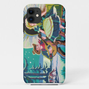 cowboy western girl  paint by numbers iphone case