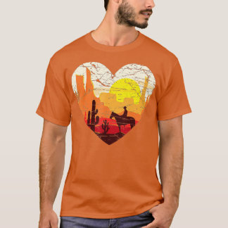 Cowboy  Western Riding Horse Equestrian Country Ro T-Shirt