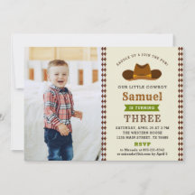 Cowboy Western Rodeo Baby Boy Photo 1st Birthday