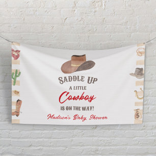 Cowboy Western Rodeo Wild West Baby Shower Banner