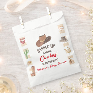 Cowboy Western Rodeo Wild West Baby Shower Favour Bags