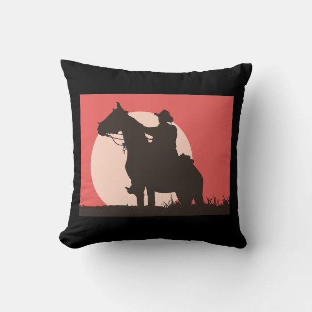 COWBOY WESTERN THEME PILLOWS (Front)