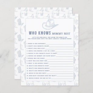 cowboy western - Who knows mummy best